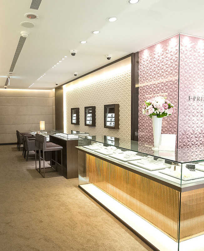 Jewellery showroom counter on sale designs